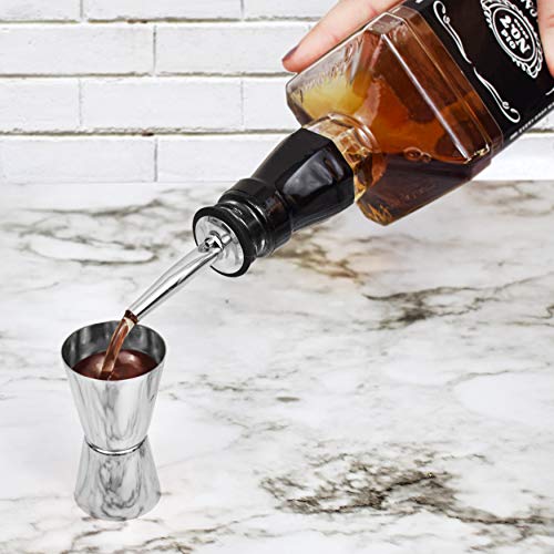 Bartender Kit Cobre 11 Piezas - Juego de Coctel Mixología - Coctel Parisino - Coctelera con triturador, vertedero, colador y cuchara de barra trenzada