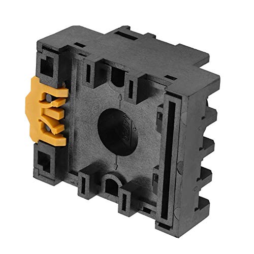 Base de relé de potencia de 11 pines sirve para JQX-10F JTX-2C Relé de tiempo, Montaje en carril DIN