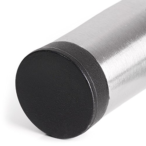 Base plana mano de mortero de acero inoxidable | Drinkstuff @ de mano de mortero y marrón | Metal funda de plástico para el Head mano de mortero para cócteles