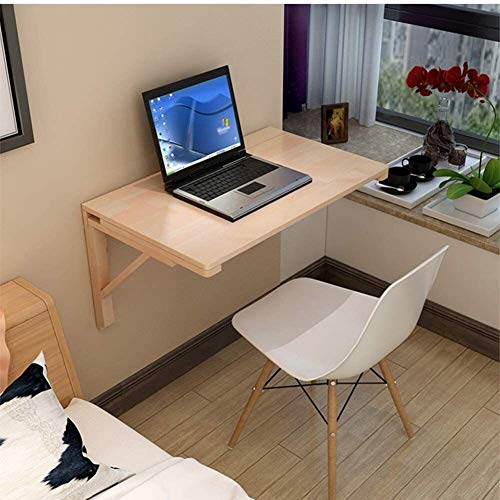 BATOWE Ordenador portátil Tabla de Pared abatibles Mesa Plegable de Madera del Escritorio del Ordenador Colgar de la Pared Mesa for niños (Color : 120x60cm)