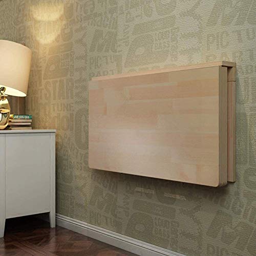 BATOWE Ordenador portátil Tabla de Pared abatibles Mesa Plegable de Madera del Escritorio del Ordenador Colgar de la Pared Mesa for niños (Color : 120x60cm)