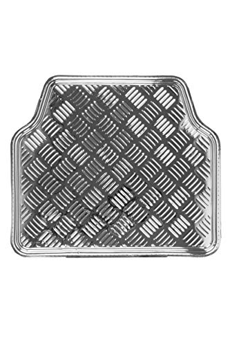 Bc Corona GOM001015 Alfombra Universal de Goma en Diseño Aluminio