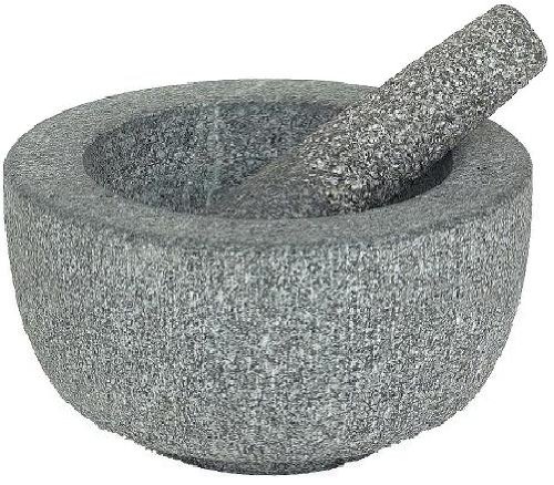 Be-Active - Mortero y Mano (Granito, 20 cm diámetro), diseño de Cuenco.