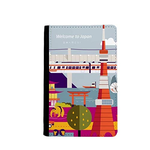 beatChong Monedero Tarjeta De Caso Local Japonés Famosa Portada Cartera De Viaje De Pasaporte De Turismo