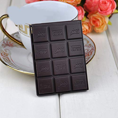 Beaupretty 2 unids espejo compacto de chocolate espejo de monedero espejo de maquillaje espejo con peine para niñas mujeres damas