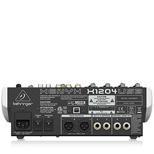 Behringer X1204USB - X1204 usb mezclador para directo x-1204 usb und.