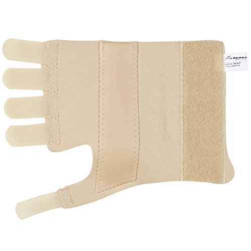 Beige Muñequeras Ferula Actesso - Muñeca Rigida - Alivio del esguinces, dolor de muñeca y tunel carpiano (Pequeña derecha)