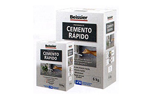 Beissier M107374 - Cemento gris rapido 6 kg