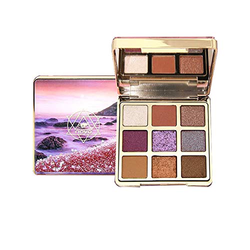 Beito 1PC Pro gama de colores brillo mate de sombra de ojos 9 colores super pigmentadas ojos en polvo suave textura cremosa blendable sombra de ojos maquillaje de la gama Larga Duración (1)