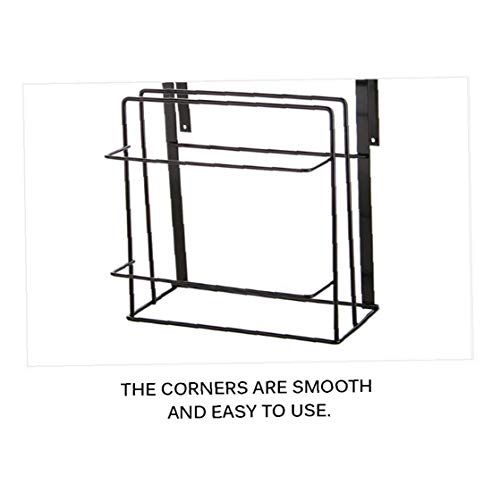 Beito Almacenamiento Poyo Tapa Estante de la Puerta Que cuelga del Metal del sostenedor de la Placa Soporte Platos Pan Tabla de Cortar de Cocina Escurridor Organizador