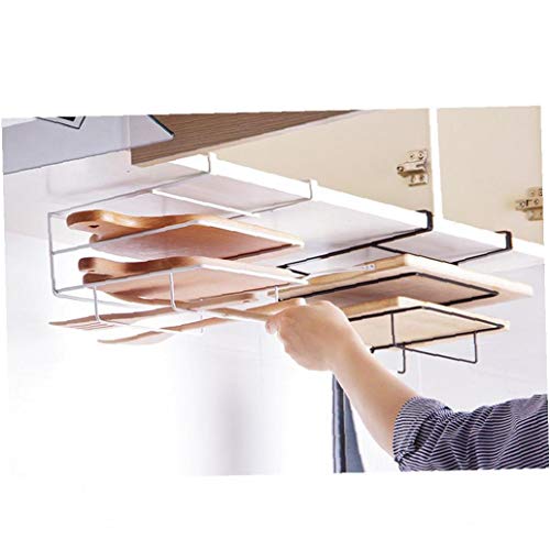 Beito Almacenamiento Poyo Tapa Estante de la Puerta Que cuelga del Metal del sostenedor de la Placa Soporte Platos Pan Tabla de Cortar de Cocina Escurridor Organizador