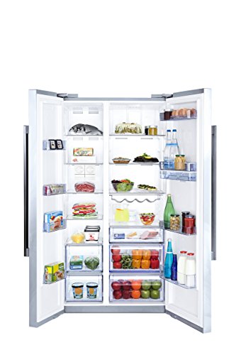 Beko GN 163221 S - Frigorífico side-by-side (Integrado, Plata, Puerta americana, 630 L, SN, T, 43 Db)