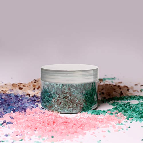 Belle Vous Contenedores de Cosmético (Pack de 12) - Envases Vacío 120 ml Plástico Transparente - Jarra con Tapa Almacenaje de Cremas Corporales, Lociones, Slime, Líquidos, Comida Seca, Cuentas, Joyas