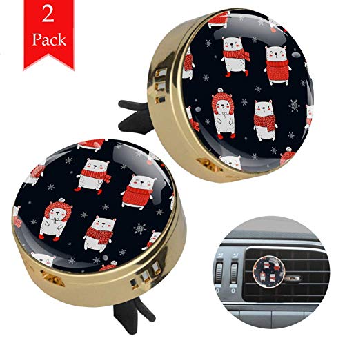 Bennigiry - Difusor de aceites esenciales para coche o aromaterapia, de goma EVA, para coche, oficina, hogar, 2 unidades