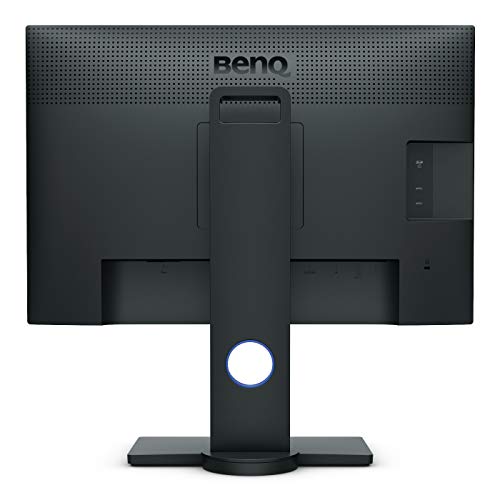 BenQ SW240 - Monitor para fotógrafos de 24.1" WUXGA (1920x1200, 5ms, HDMI, IPS, 10 Bits, 99% Adobe RGB, 100% Rec.709, 95% DCI-P3, calibracion del hardware, Altura ajustable, antireflejos) - Gris