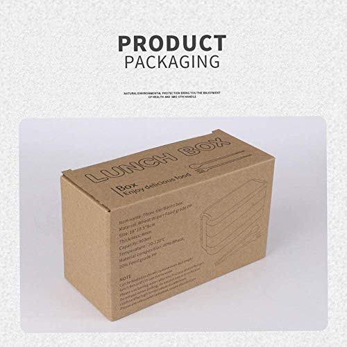 Bento Box a Prueba de Fugas,Bento Box de Estilo Japonés,Lonchera de Silicona, Lonchera con Compartimentos,Creative Bento Box,con Cubiertos,Adecuado para Estudiantes,Camping,Picnic (Beige, 3 Pisos)