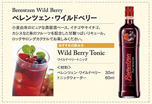 Berentzen Fruit Selection Wild Berry Likör (1 x 0.7 l)