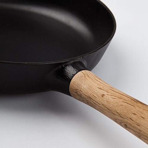 Berghoff Ron Hierro Fundido esmaltado sartén de inducción con, Negro