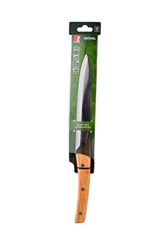 Bergner Cuchillo fileteador de Acero Inoxidable y bambú, 20 cm