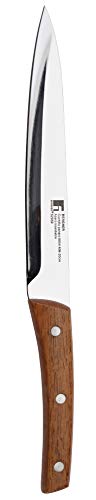 Bergner Cuchillo fileteador de Acero Inoxidable y bambú, 20 cm