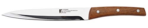 Bergner Cuchillo fileteador de Acero Inoxidable y bambú, 20 cm
