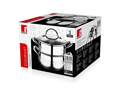 Bergner Q1506 Cacerola HERVIDOR, Acero Inoxidable 18/10, 304 S/S, 18 cm