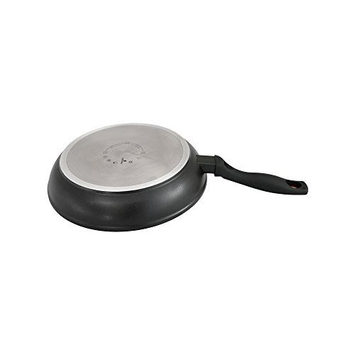 Bergner Red Stone Sartén en Aluminio Forjado, Negro, 20 x 4.5 cm