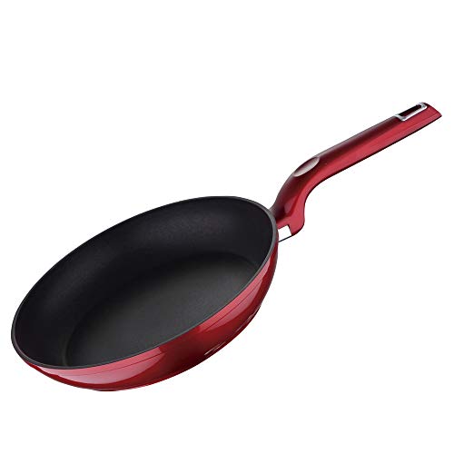 BERGNER Set 3 sartenes 20x4.3, 24x4.7 y 28, alumino forjado, y Batería de cocina 7 piezas cazo 16 Cacerolas con tapa 16, 18 y 20 acero inoxidable, inducción