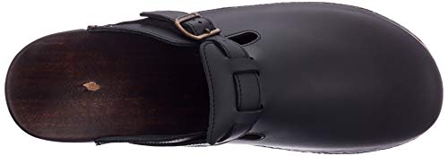 Berkemann Riemen Toeffler 402 - Zuecos Unisex, Color Negro, Talla 42