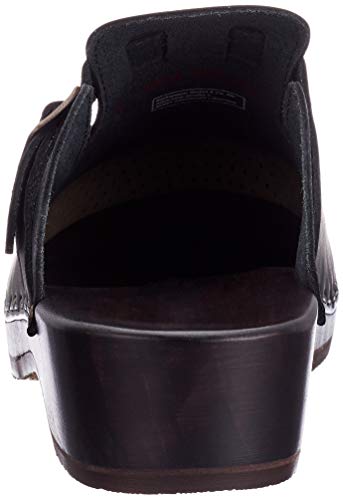Berkemann Riemen Toeffler 402 - Zuecos Unisex, Color Negro, Talla 42