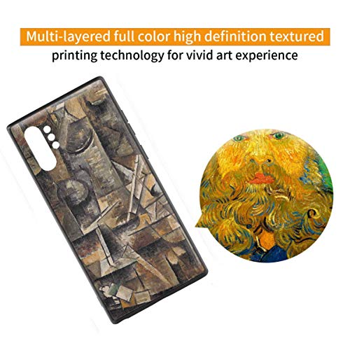 Berkin Arts Georges Braque para Samsung Galaxy Note 10 Pro/Caja del teléfono Celular de Arte/Impresión Giclee UV en la Cubierta del móvil(At Il Gueridon)