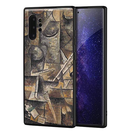 Berkin Arts Georges Braque para Samsung Galaxy Note 10 Pro/Caja del teléfono Celular de Arte/Impresión Giclee UV en la Cubierta del móvil(At Il Gueridon)