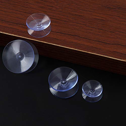 BESTOMZ 10pcs 30 mm doble cara ventosas ventosa almohadillas para vidrio plástico
