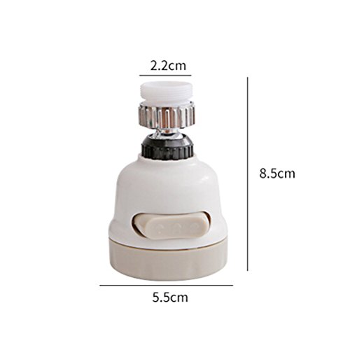 BESTOMZ Regulador de Agua Ajustable de la regadera Grifo de la Ducha Grifo de la Cocina del baño Grifo de Ahorro de Agua