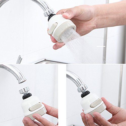BESTOMZ Regulador de Agua Ajustable de la regadera Grifo de la Ducha Grifo de la Cocina del baño Grifo de Ahorro de Agua