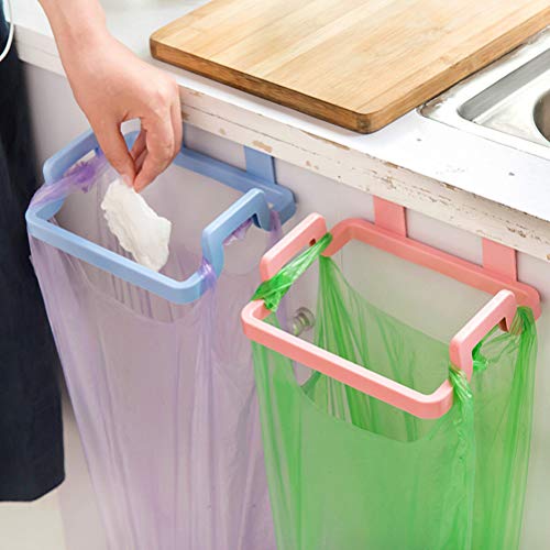 BESTonZON Bolsa de Basura Estante para la Cocina Paño de Cocina Toalla Almacenamiento Almacenamiento Titular de la Toalla Titular de la Bolsa de Basura Soporte de la Toalla Estante (Rosa)