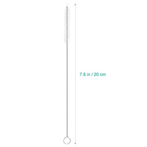 BESTONZON - Pajitas de limpieza (acero inoxidable, nailon, 8 x 23 cm, 5 unidades)