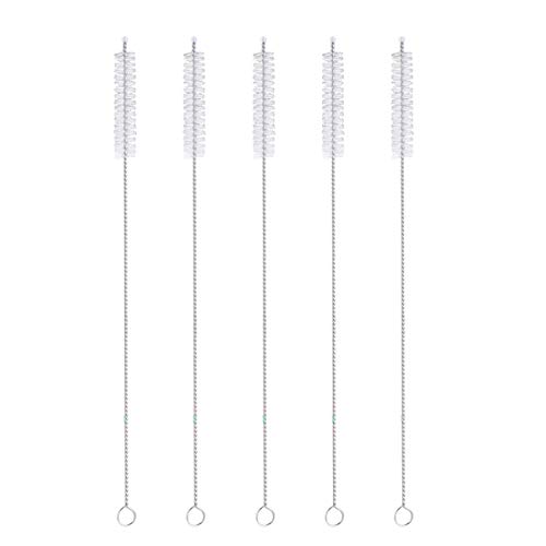 BESTONZON - Pajitas de limpieza (acero inoxidable, nailon, 8 x 23 cm, 5 unidades)