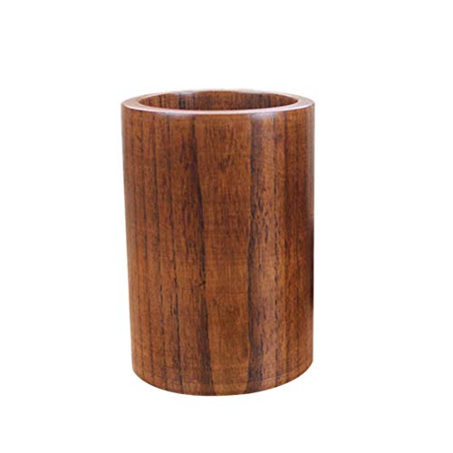 BESTonZON Soporte para Utensilios de Cocina de Bambú Organizador de Cocina para Tenedores Cubiertos Palillos Cuchara