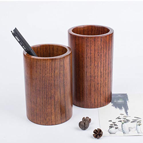 BESTonZON Soporte para Utensilios de Cocina de Bambú Organizador de Cocina para Tenedores Cubiertos Palillos Cuchara