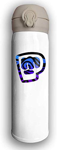 Bestqe Pewdiepie Logo Botellas de agua de acero inoxidable con aislamiento al vacío de doble pared Taza de viaje Termo de agua 17 oz