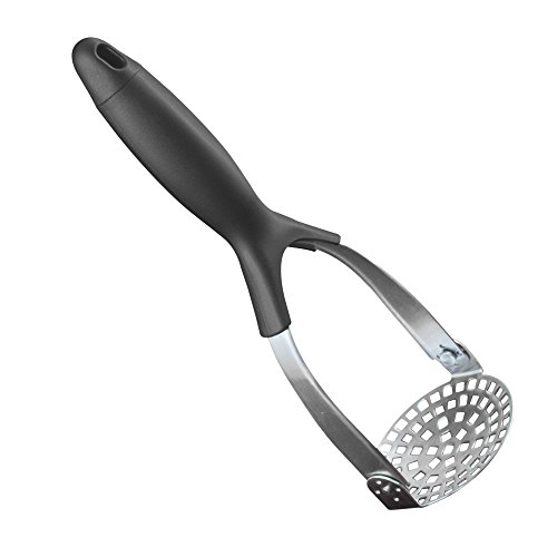 BetterDay® Pasapurés Prensa Patatas Profesional Robusto Pisapuré Prensa de puré de ACERO INOXIDABLE Pasapure Plegable Seguro en el Lavavajillas LE OFRECEMOS 3 RECETAS DE PURE