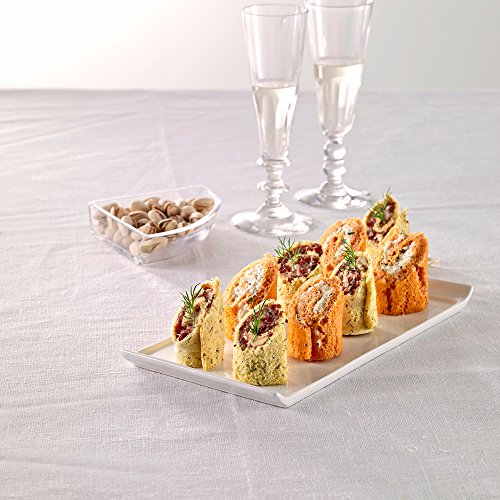 Betty Bossi 2078124 Molde para roscón Mini púrpura plástico 17,5 x 14 x 1 cm Conjunto de 4