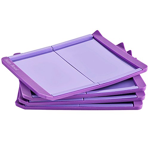 Betty Bossi 2078124 Molde para roscón Mini púrpura plástico 17,5 x 14 x 1 cm Conjunto de 4