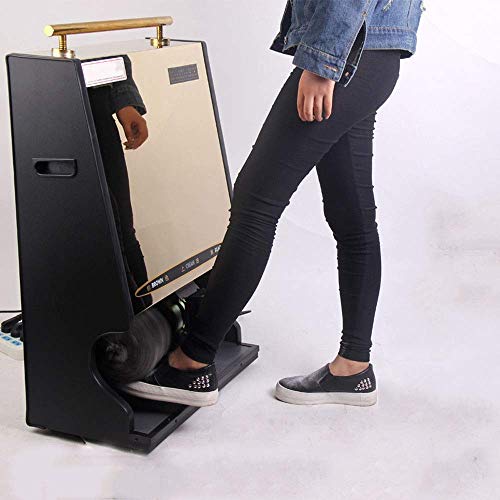 Betún, Público vertical completamente automática de inducción eléctrica cepillo de zapatos de piel de pintura en el vestíbulo del hotel, 3 colores disponibles / - / (Color: Silver Cool, Tamaño: 53x30x