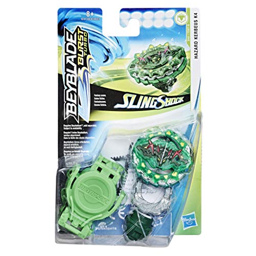 Beyblade - Kerbeus K4 Burst Turbo Slingshock (E4603EU4), modelo surtido, 1 unidad