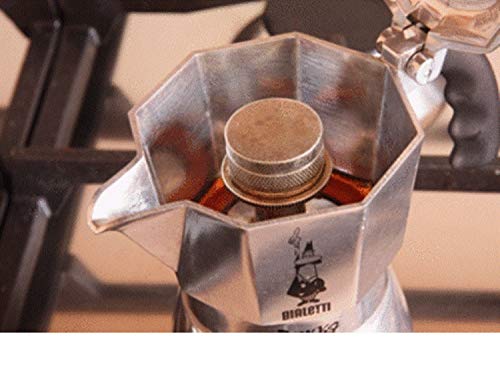 Bialetti Brikka Elite, Plata - Cafetera italiana, 2 tazas