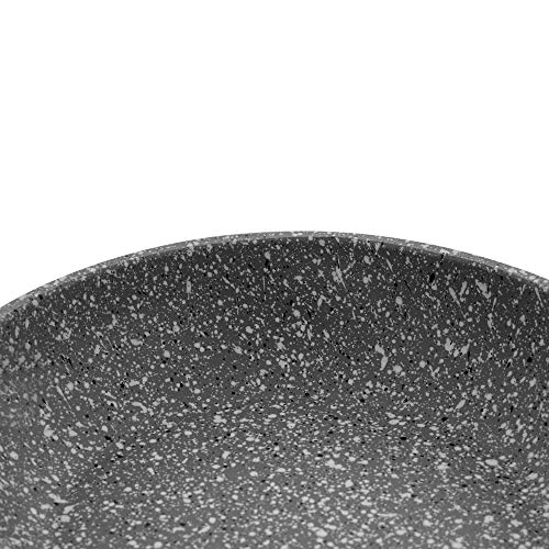 Bialetti Donatello Petra Induzione Kit de cacerolas - Kits de cacerolas (Gris, Aluminio, Petravera Plus, Azul/Acero Inoxidable, Silicona, 230 °C)