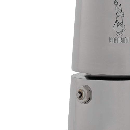 Bialetti Musa Nuova Moka, Acero INOX, 2 Tazas