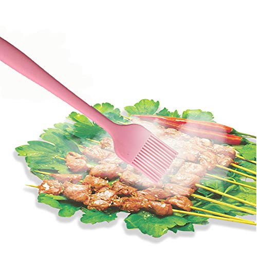 BINHAI Juego de utensilios de cocina de silicona de – espátula para untar, cepillo de pastelería, batidor de huevos, espátula,cepillo de aceite, utensilios de cocina, para cocinar y hornear